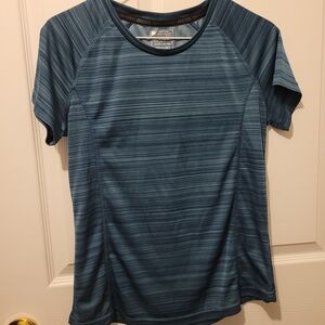 Women's Blue Striped Top